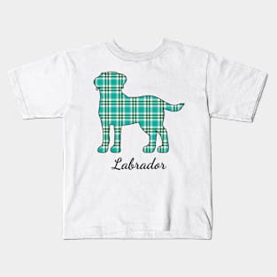 Lab Mom Plaid Kids T-Shirt